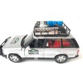 Land Rover Range Rover Safari Experience `01 silver 1/24 NEW+boxed  #2339 instant wheels
