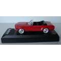 Ford Mustang 1/2 1964 red 1/43 Solido NEW+boxed  #5164 instant wheels