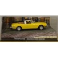 Triumph Stag 1976 JBond/007 dk. yellow 1/43 IXO NEW+boxed  #5159 instant wheels