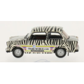 Trabant 601 1970 IXO TrabiWorld Zebra pattern 1/43 IXO NEW+boxed  #5174 instant wheels