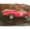 Ferrari 365 GTB/4 red 1968 Daytona Racing 1/43 NEW+showcased  #5195 instant wheels