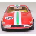 Ferrari 365 GTB/4 red 1968 Daytona Racing 1/43 NEW+showcased  #5195 instant wheels