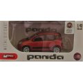 Fiat Nouva Panda 2012 red 1/43 Mondo Motors NEW+boxed  #5214 instant wheels