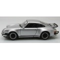 Porsche 911 Turbo 3.0 1974 silver 1/24 Welly NEW+boxed  #2198 instant wheels