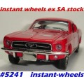Ford Mustang 1967 red 1/43 IXO/DelPrado NEWinBlister  #5241 instant wheels
