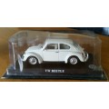 Volkswagen Beetle 1970 white 1/43 IXO/DelPrado NEWinBlister  #5243 instant wheels