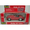 Shelby Cobra 427 plain red 1965  Revell 1:24 NEW+boxed FREE Delivery 2226 instant wheels