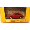 Porsche 356 Coupe 1952 red 1:43 Brumm NEW+boxed  #5293 instant wheels