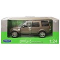 Land Rover Discovery 4 2010 lt.brown-met 1/24 Welly NEW+boxed FREE Delivery #2242 instant wheels