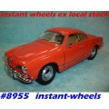 Volkswagen Karmann-Ghia 1966 red 1/18 Road Legends NEW+boxed FREE Delivery #8955 instant wheels