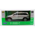 Volvo XC90 SUV 2015 silver 1/24 Welly NEW+boxed  #2239 instant wheels