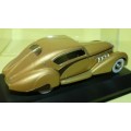 Delage D8120 Letourneur and Marchand 1939 gold 1/43 IXO NEW+boxed  #4181 instant wheels