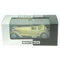 Daimler Double Six 50 Convertible 1931 cream 1/43 Whitebox NEW+boxed  #4236 instant wheels