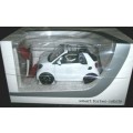 Smart-for-two-Cabriolet 2017 white 1/18 Norev NEW+boxed  #8390 instant wheels