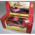 Ferrari F430 Challenge #16 red 1/38 HotWheels NEW+boxed  #3801 instant wheels