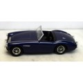 Austin Healey 100 BN1 convertible 1953 blue 1/43 IXO NEWinShowcase   #5375 instant wheels