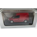 Volkswagen Caddy Panelvan 2005 red 1/43 Minichamps NEW+boxed  #5423 instant wheels