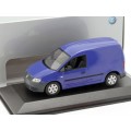 Volkswagen Caddy Panelvan 2005 blue 1/43 Minichamps NEW+boxed  #5424 instant wheels