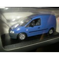 Volkswagen Caddy Panelvan 2005 blue 1/43 Minichamps NEW+boxed  #5424 instant wheels