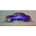 Ford MERCURY 1949 CUSTOM LEAD SLED purple 1/18 Ertl NEW+showcased  #8901 instant wheels