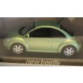 Volkswagen New NEW Beetle 1998 green-met 1/43 Minichamps NEW+boxed  #5506 instant wheels