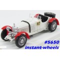 Mercedes-Benz SSKL 1931 white #87 1/43 Solido NEW+reblistered  #5650 instant wheels