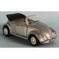 Volkswagen Beetle Cabrio 1969 silver 1/43 H`well NEW+reblistered  #5686 instant wheels