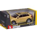 Porsche Cayenne Turbo 2010 yellow 1/24 Bburago NEW+boxed  #2282 instant wheels