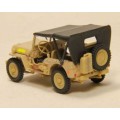 Willys Jeep 1948 beige 1/43 Cararama NEW+boxed  #5517 instant wheels