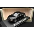 Audi TT Coupe 2006 black 1/43 Minichamps NEW+boxed  #5537 instant wheels