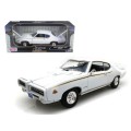 Pontiac GTO Judge 1969 white 1/18 Motormax NEW+boxed  #8047 instant wheels