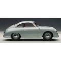 Porsche 356B Coupe 1961 silver 1/18 Bburago NEW+DeLuxe-showcased  #8067 instant wheels