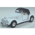 BMW 328 Roadster 1936 white 1/36 Welly NEW+reblistered  #3603 instant wheels