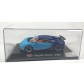 Bugatti Chiron 2016 2tone-blue 1/43 IXO/Altaya NEW+boxed  #5577 instant wheels