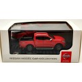 Nissan Navara 4x4 dbl.cab 2021 red 1/43 Nissan Ltd Collectn NEW+boxed  #5596 instant wheels