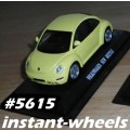 Volkswagen New Beetle 1998 yellow 1/43 IXO NEW+boxed  #5615 instant wheels
