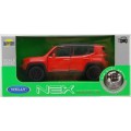 Jeep Renegade Trailhawk 2021 orange 1/24 Welly NEW+boxed  #2330 instant wheels