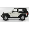 Jeep Wrangler Rubicon 2007 white 1:24 Welly NEW+boxed  #2337 instant wheels