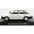 Ford Ecort GL 1988 white 1/43 IXO NEWinBlister  #5826 instant wheels