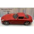MERCEDES BENZ - SLS COUPE 6.3 AMG (C197) 2009 red 1:43 Mondo Motors NEW+boxed #5870 instant wheels