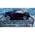 Chevrolet DeLuxe Coupe convertible 1941 blue 1:43 DurhamCl NEW+boxed   #5889 instant wheels
