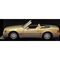 Mecerdes-Benz 600SL 1992 gold 1/43 NewRay NEW+showcased *5994 instant wheels