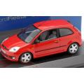 Ford Fiesta 3-door 2002 red 1/43 Minichamps NEW+boxed *6012 instant wheels 1070.00