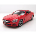 Mercedes-Benz SL 500 sunroof (R231) 2012 red 1/24 Welly NEW  #2132 instant wheels