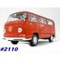 Volkswagen T2 Kombibus 1972 red 1/24 Welly NEW+boxed  #2110 instant wheels