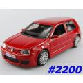 Volkswagen Golf IV R32 2006 red 1/24 Maisto NEW+boxed  #2200 instant wheels