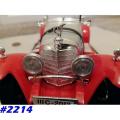 Mercedes-Benz SSK 1928 silver+red 1/24 Bburago/Italia NEW+boxed  #2214 instant wheels