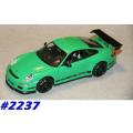 Porsche 911 (997) GT3-RS 2007 green 1/24 Welly NEW+boxed  #2237 instant wheels