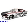 Ford Mustang GT 1967 (HDavidson silver+red) 1/24 Maisto NEW+boxed  #2249 instant wheels