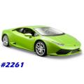 Lamborghini Murchielage lt.green-met 1/24 Maisto NEW+boxed  #2261 instant wheels